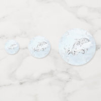 Silver Dolphin Wedding Table Confetti
