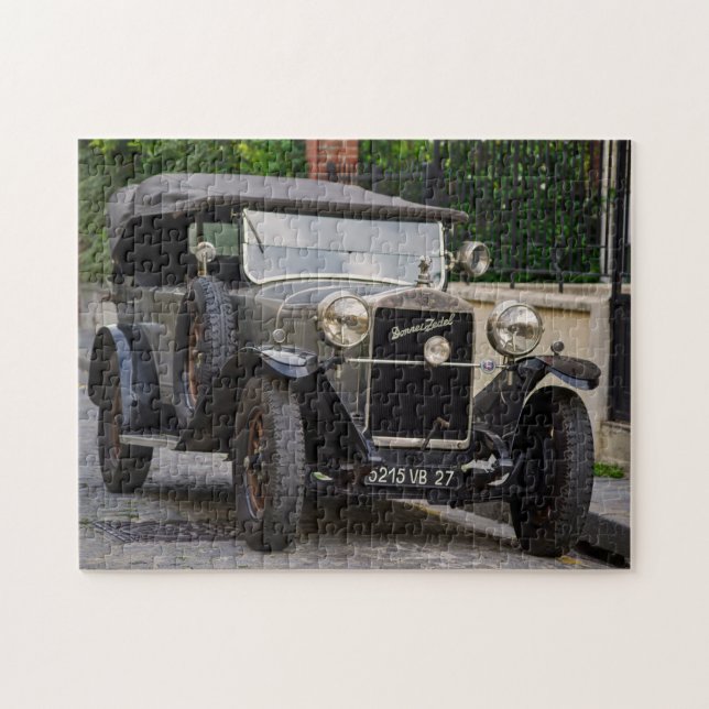Silver Donnet Zedel Vintage Car Jigsaw Puzzle (Horizontal)