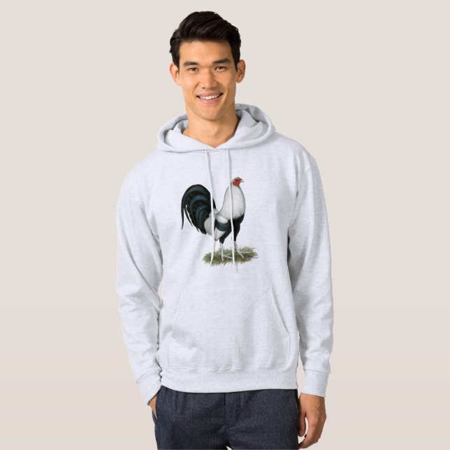 Silver Duckwing Gamecock Hoodie (Front Full)