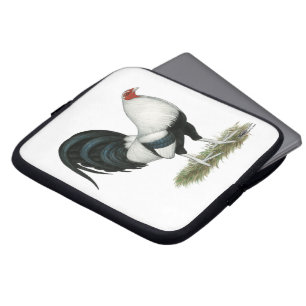 Silver Duckwing Gamecock Laptop Sleeve