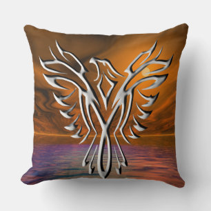 Silver Eagle Cushion