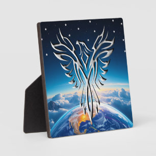 Silver Eagle Sunrise Plaque