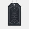 Silver Elegant Gothic Tarot Wedding Gift Tags