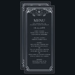 Silver Elegant Tarot Card Gothic Wedding<br><div class="desc">Elegant and modern wedding design inspired by a tarot card. Design is not real foil. You can customise this further by clicking on the "PERSONALIZE" button. Matching Items in our shop for a complete party theme. For further questions please contact us at ThePaperieGarden@gmail.com</div>
