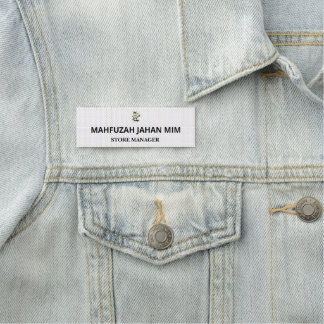 Silver & Engraved Name Tags. Cubicle. Custom. Tag