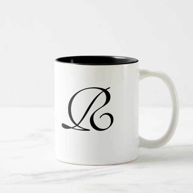 Silver Fairy Tale Monogrammed Mug (Right)
