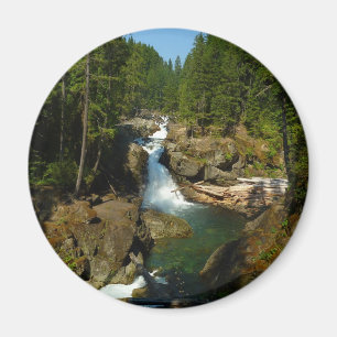 Silver Falls at Mount Rainier National Park Magnet