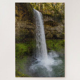 Silver Falls Oregon Jigsaw Puzzle