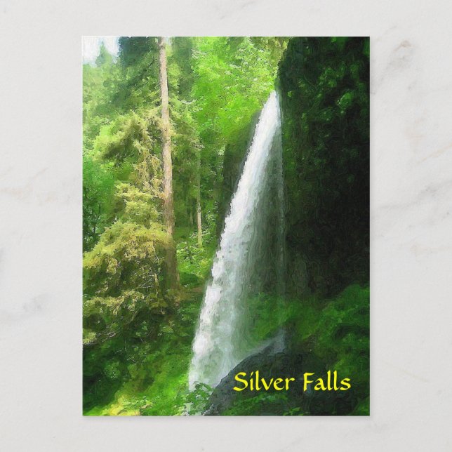 Silver Falls Postcard (Front)