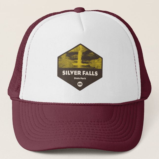 Silver Falls State Park Oregon Trucker Hat (Front)