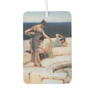 Silver Favourites by Lawrence Alma-Tadema Car Air Freshener