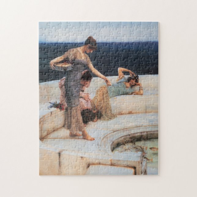 Silver Favourites by Lawrence Alma-Tadema Jigsaw Puzzle (Vertical)