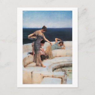 Silver Favourites by Lawrence Alma-Tadema Postcard
