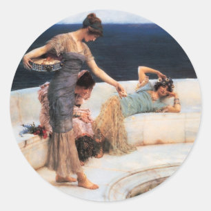 Silver Favourites Classic Round Sticker