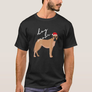 Silver Fawn Chinook Dog Mom Christmas T-Shirt