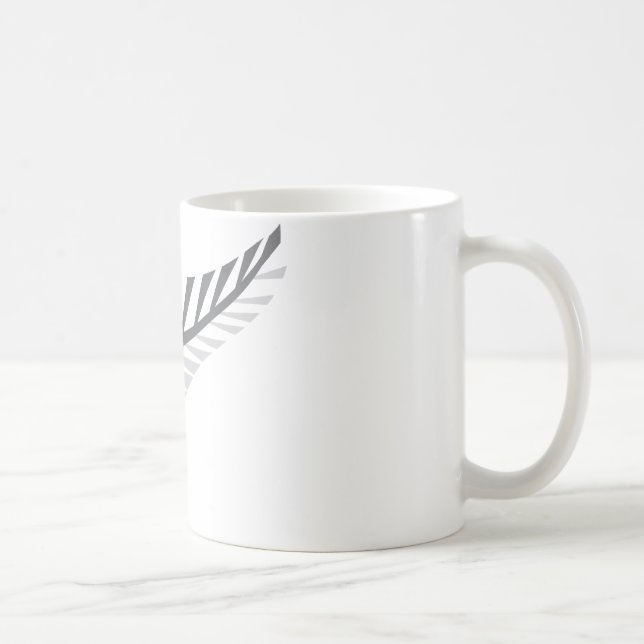 Silver Fern Awesome New Zealand image Coffee Mug (Right)
