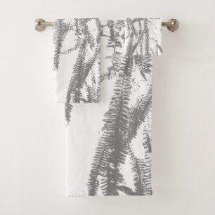 Silver fern bath towel set