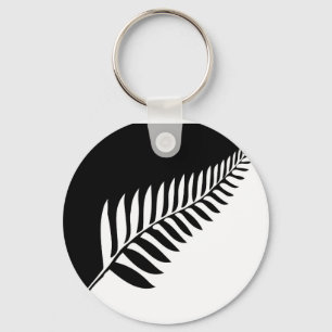 Silver Fern of New Zealand Key Ring