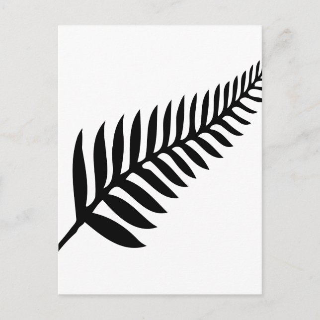 Silver Fern of New Zealand Postcard (Front)