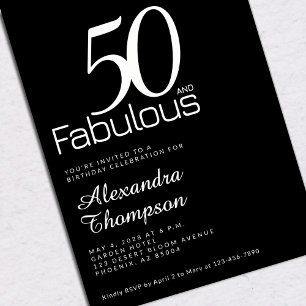 Silver Fifty and Fabulous 50th Birthday Party