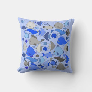 Silver Fish Cushion