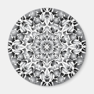 Silver Flame Magnet