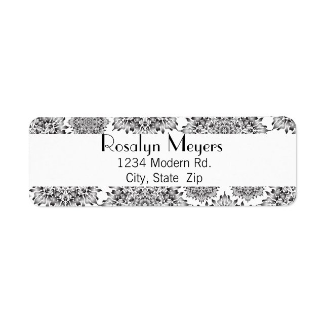 Silver Flame Return Address Labels (Front)