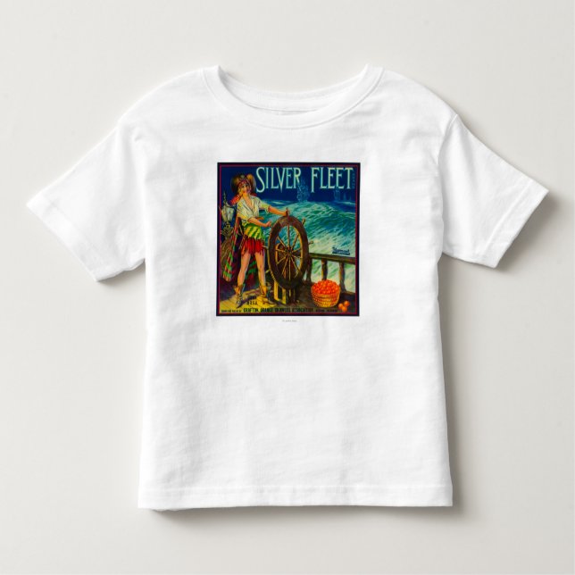 Silver Fleet Orange LabelMentone, CA Toddler T-Shirt (Front)