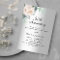 Silver floral greenery 25th wedding anniversary