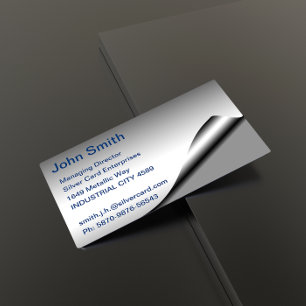 Silver Foil Business Card