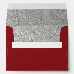 Silver Foil Decorative Inside Lined Envelopes