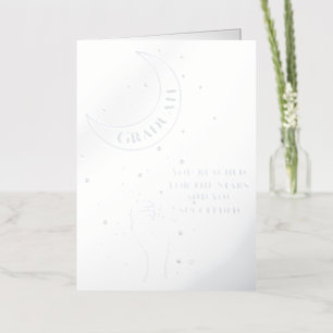 Silver Foil Graduation   Foil Greeting Card