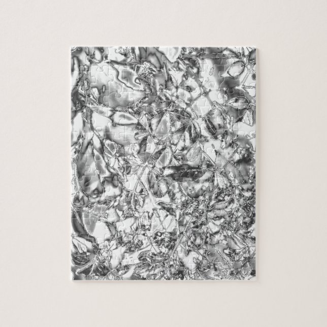 Silver Foil Modern Jigsaw Puzzle (Vertical)