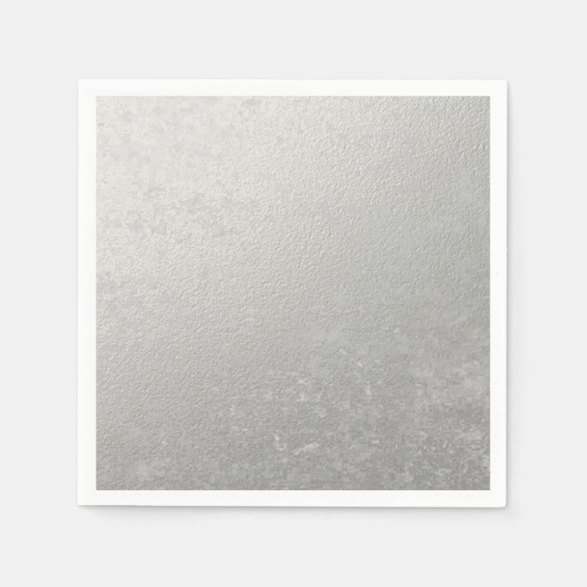 Silver Foil Printed Napkin (Front)