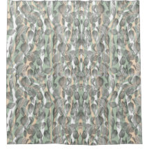 Silver Foliage Garden Shower Curtain
