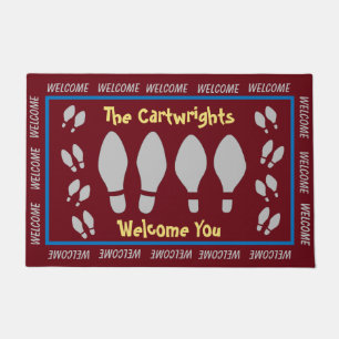 Silver Footprints and Welcome Doormat