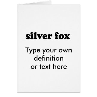 SILVER FOX