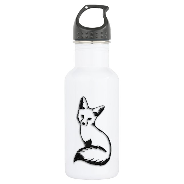Silver Fox 532 Ml Water Bottle (Front)