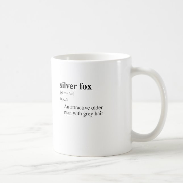 SILVER FOX COFFEE MUG (Right)