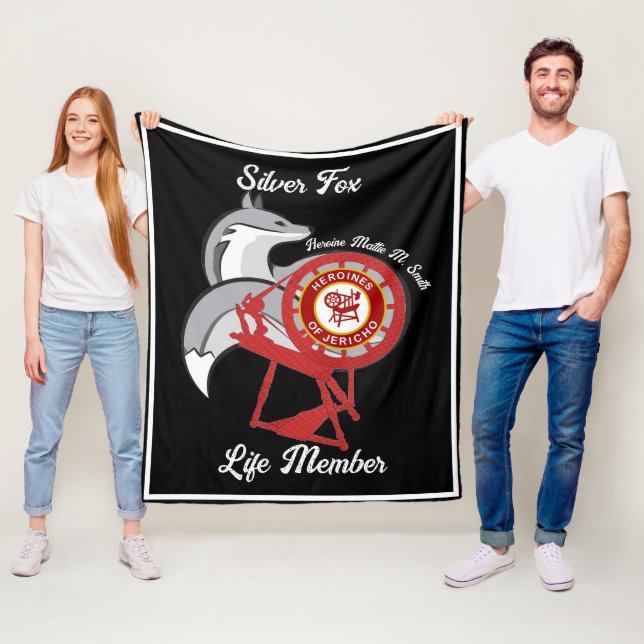 Silver Fox  Fleece Blanket (In Situ)