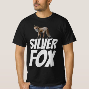 SILVER FOX men's dad grandpa T-shirts