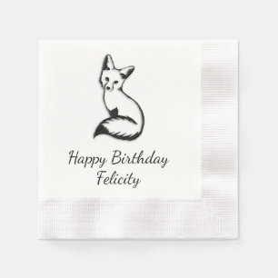 Silver Fox Napkin