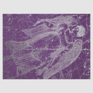 Silver Galaxy Star Map Series Design 11 Tissue Paper