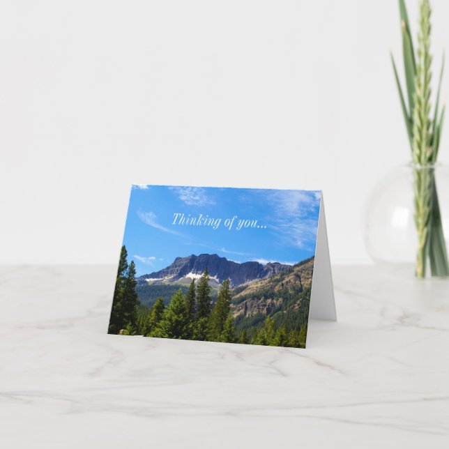 Silver Gate Montana Thinking Of You Card (Front)