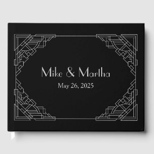Silver Gatsby Guest Book