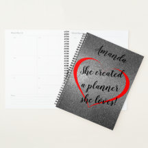 Silver Glam Planner She Loves, Her Way