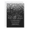 Silver GlitHollywood Glitz Glam Wedding Invitation