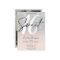 Silver glitter border script photo Sweet 16