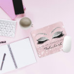 Silver Glitter Branding Beauty Studio Lashes Pink Mouse Pad<br><div class="desc">In the cosmopolitan corridors of design, where opulence meets functionality, FlorenceK Studio unveils a creation that's set to redefine workspace aesthetics. Presenting the Silver Glitter Branding Beauty Studio Lashes Pink Mouse Pad, an exclusive gem available only on Zazzle, a piece that doesn't merely serve a purpose but makes a statement....</div>