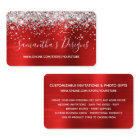 Silver Glitter Bright Red Foil Online Store